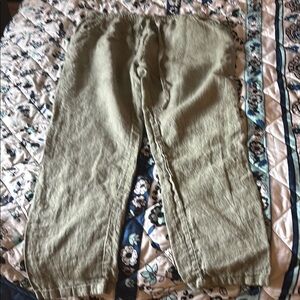 Sundry Green Chinos Relaxed Fit Casual Pants